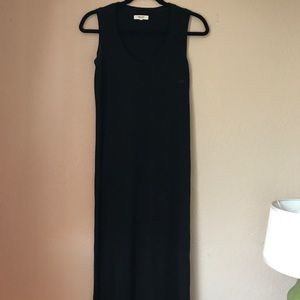 Black Madewell Midi Tank Dress